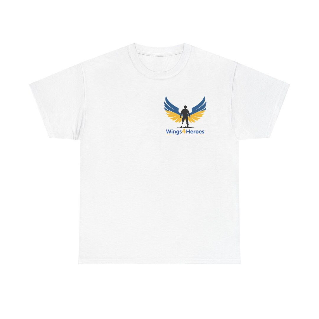 Wings for Heroes Unisex Heavy Cotton Tee - Inspirational Design for Everyday Heroes
