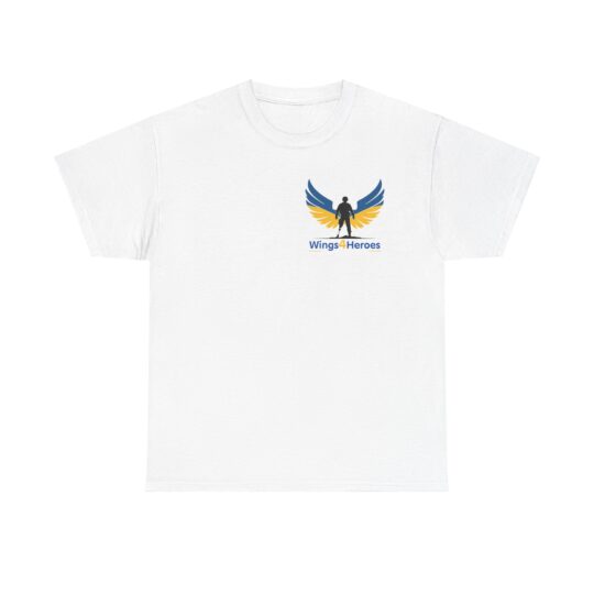 Wings for Heroes Unisex Heavy Cotton Tee - Inspirational Design for Everyday Heroes