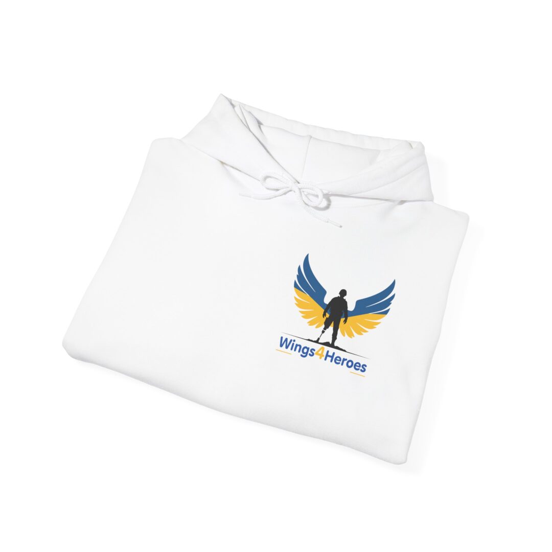 Wings of Heroes Unisex Hooded Sweatshirt - Inspirational Design for Everyday Comfort - Image 4