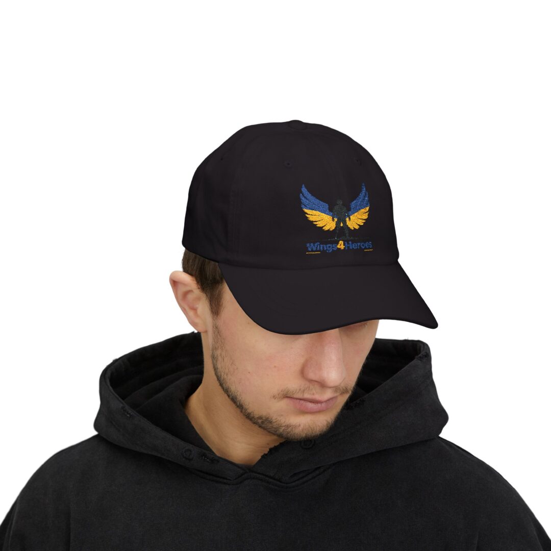 Wings4Heroes Classic Cap - Adjustable White Hat for Support and Style - Image 7