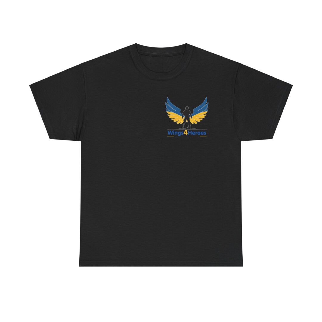 Wings for Heroes Unisex Heavy Cotton Tee - Inspirational Design for Everyday Heroes - Image 7