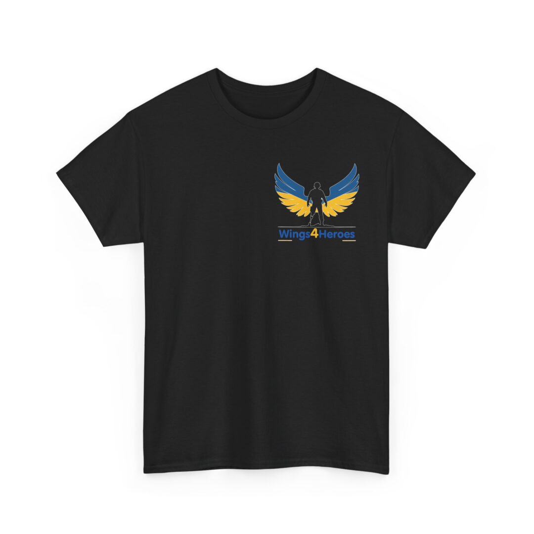 Wings for Heroes Unisex Heavy Cotton Tee - Inspirational Design for Everyday Heroes - Image 9