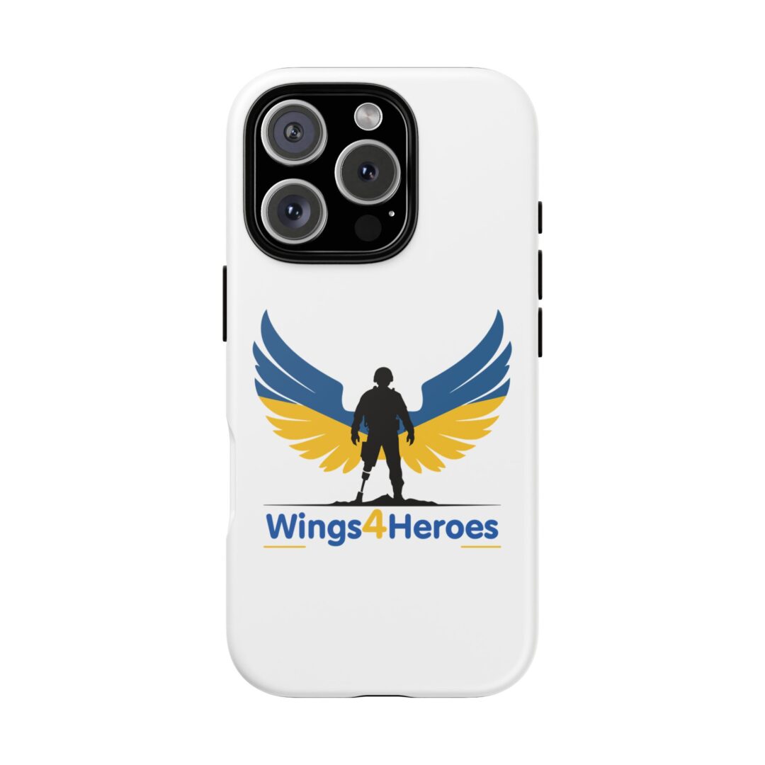 Wings4Heroes Tough Phone Case - Durable Military Support Design - Image 2