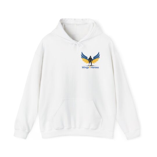 Wings of Heroes Unisex Hooded Sweatshirt - Inspirational Design for Everyday Comfort