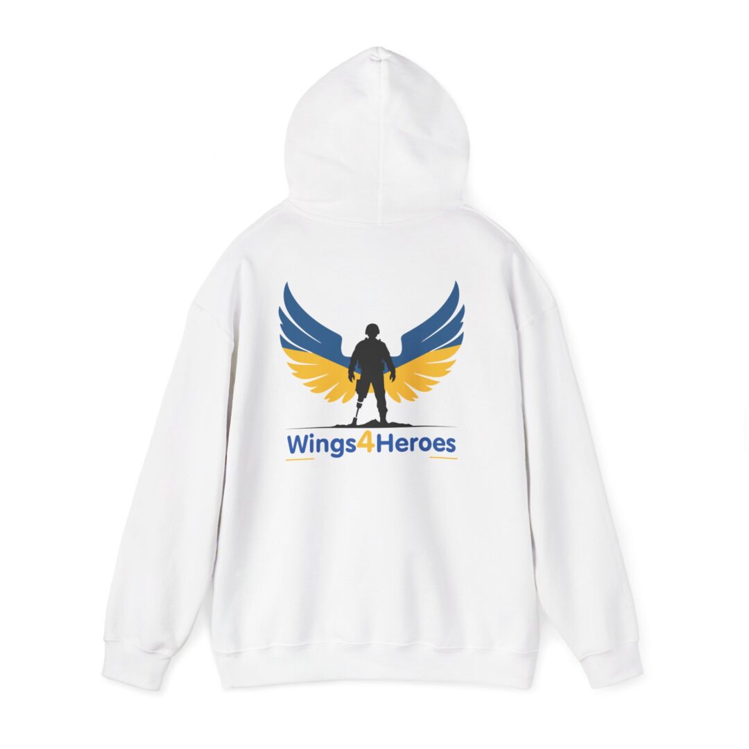 Copy of Wings of Heroes Unisex Hooded Sweatshirt - Inspirational Design for Everyday Comfort - Image 3
