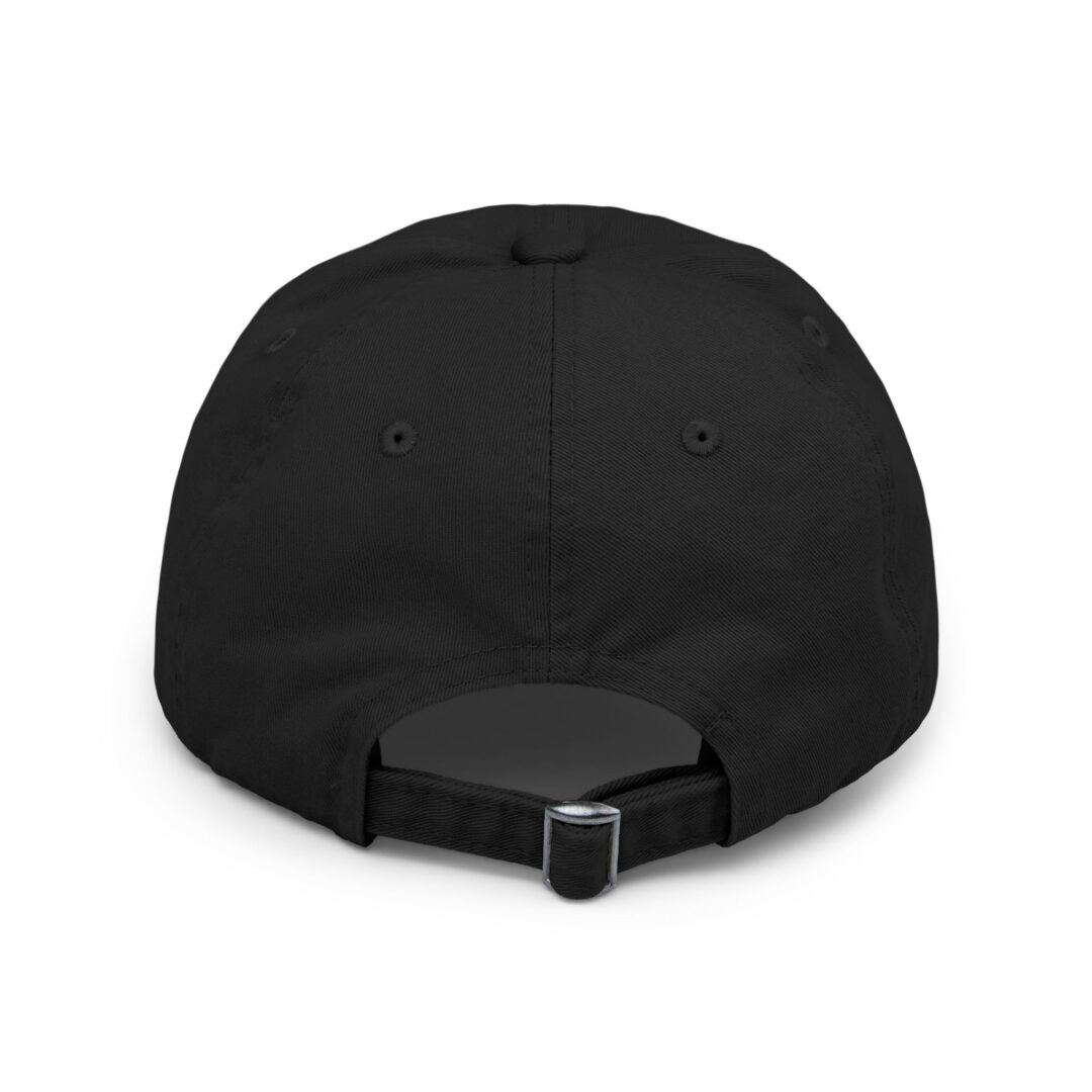 distress Hat black background - white black - Image 3
